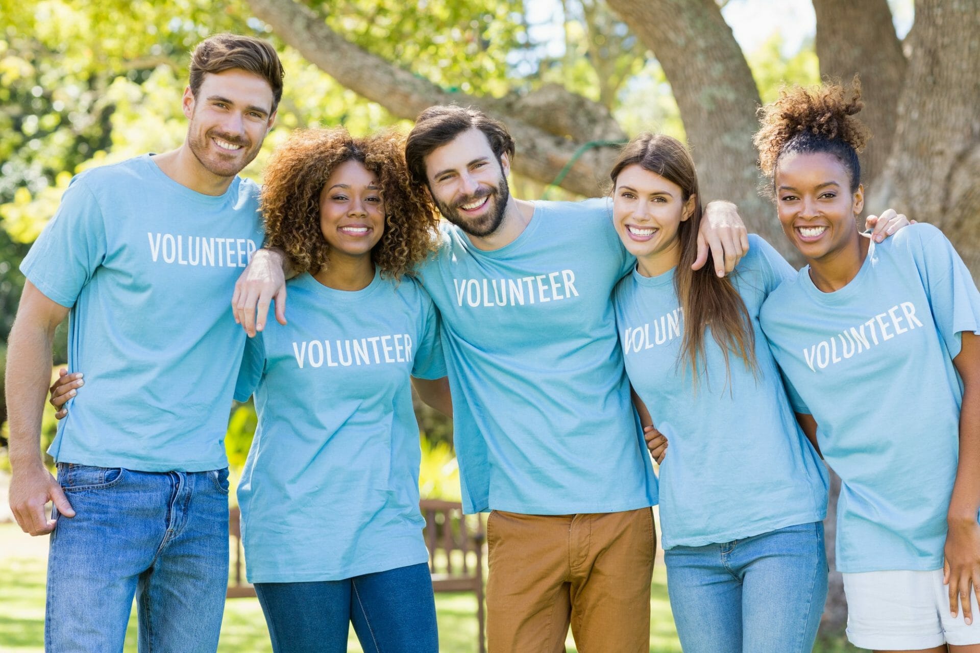 group of volunteers